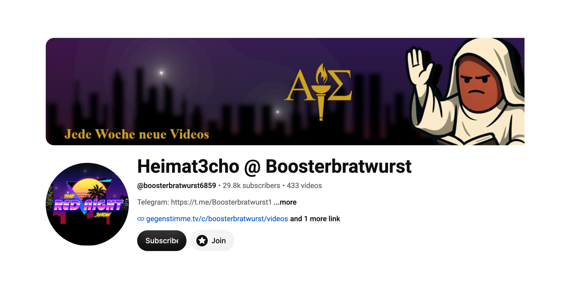 Heimat3cho @ Boosterbratwurst